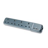 4 Way Electronics Protection UK-Type USB Charger