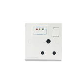 15 Amp Electrical Protection 3 Round Pin Socket