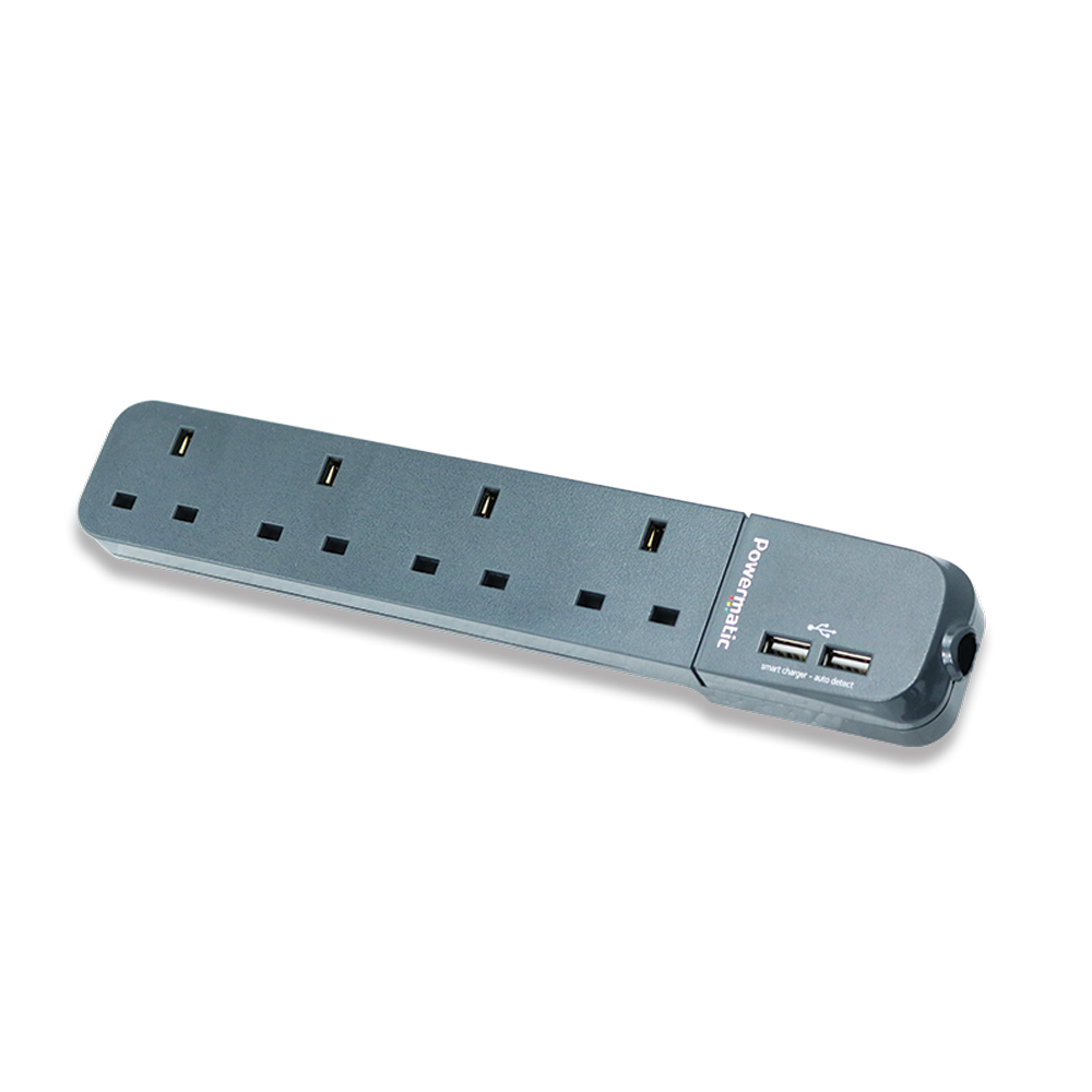4 Way Electronics Protection UK-Type USB Charger